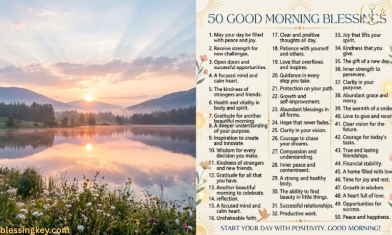 50 Good Morning Blessings