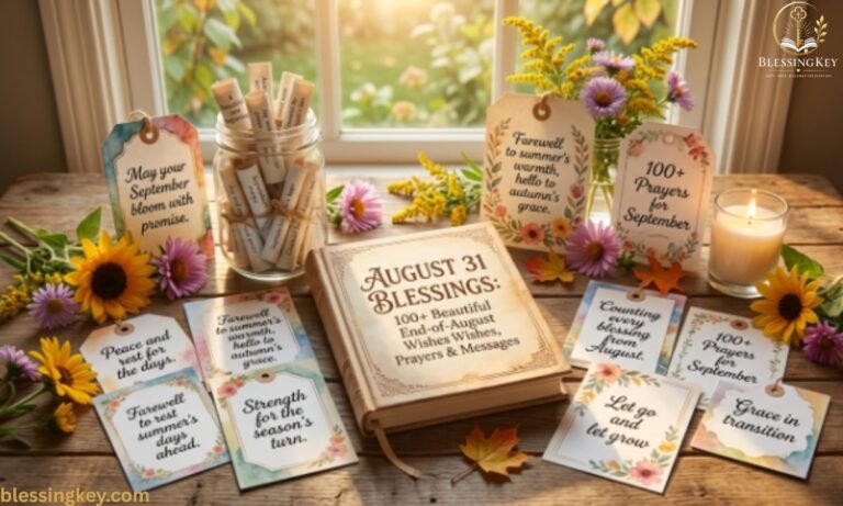 August 31 Blessings 100+ Beautiful End-of-August Wishes, Prayers & Messages