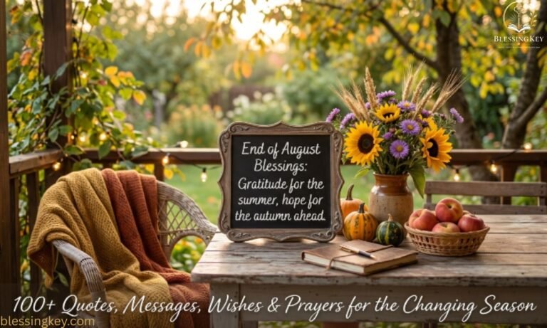 End of August Blessings 100+ Quotes, Messages, Wishes & Prayers