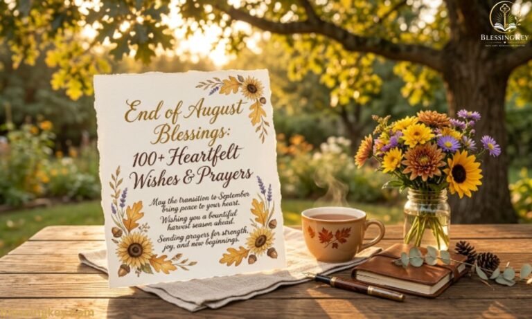 End of August Blessings Messages 100+ Heartfelt Wishes & Prayers