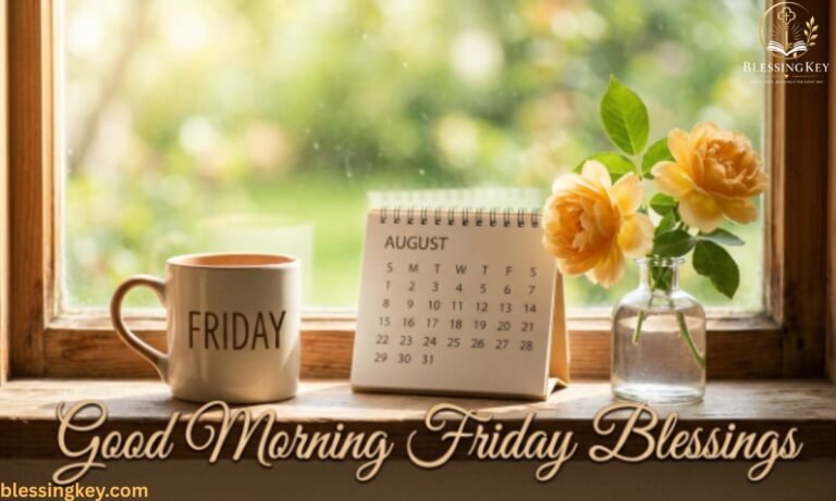 Good Morning Friday Blessings for August Quotes, Prayers & Beautiful Wishes