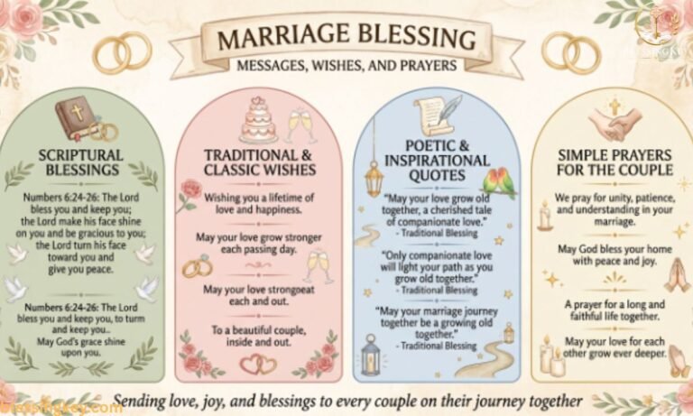 Marriage Blessing Messages, Wishes, and Prayers for Every Couple
