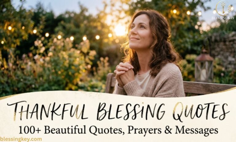 Thankful Blessing Quotes 100+ Beautiful Quotes, Prayers & Messages