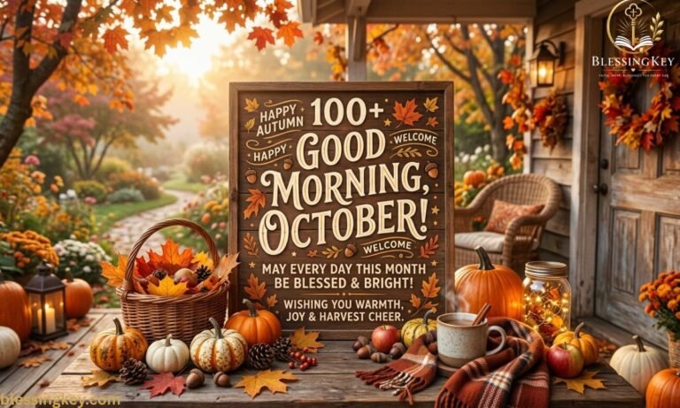 100+ Good Morning October