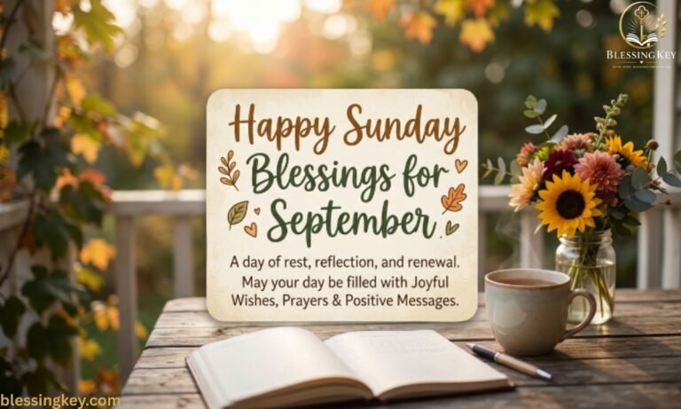 Happy Sunday Blessings for September Joyful Wishes, Prayers & Positive Messages