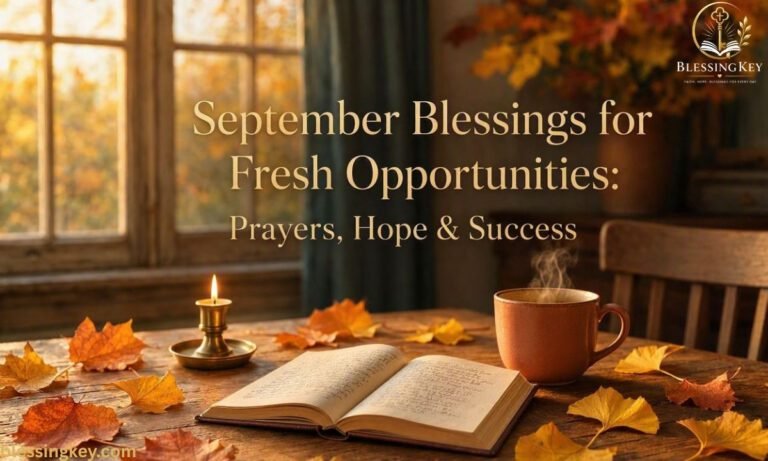 September Blessings for Fresh Opportunities Prayers, Hope & Success