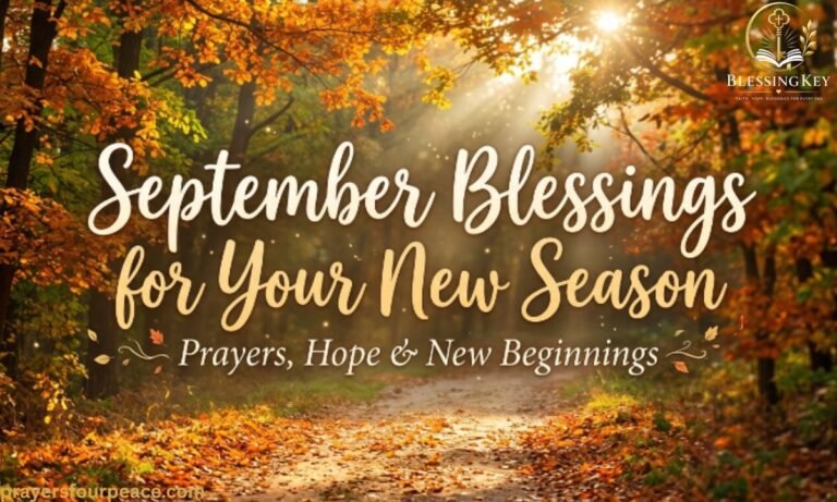 September Blessings for Your New Season Prayers, Hope & New Beginnings