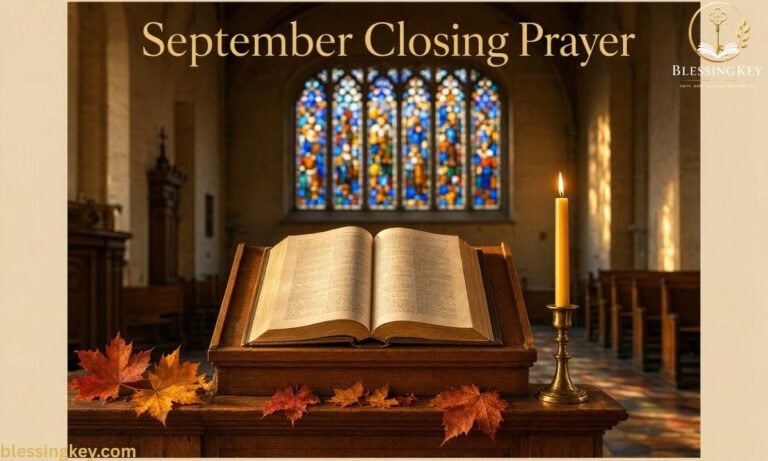 September Closing Prayer