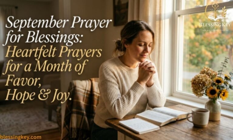 September Prayer for Blessings Heartfelt Prayers for a Month of Favor, Hope & Joy