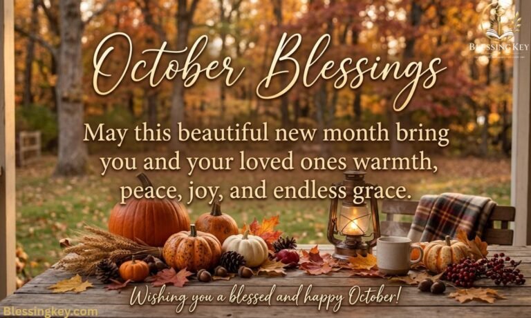 Beautiful October Blessing Wishes and Images to Share with Loved Ones