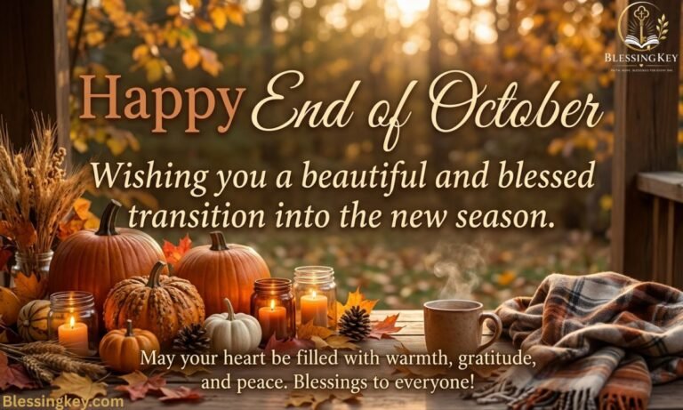 Happy End of October Blessing Wishes and Images for Everyone