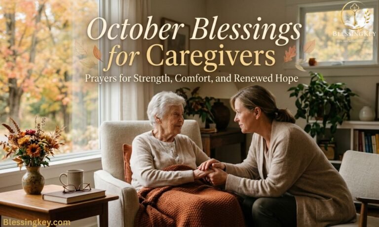 October Blessings for Caregivers Prayers for Strength, Comfort, and Renewed Hope