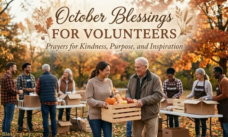 October Blessings for Volunteers Prayers for Kindness, Purpose, and Inspiration