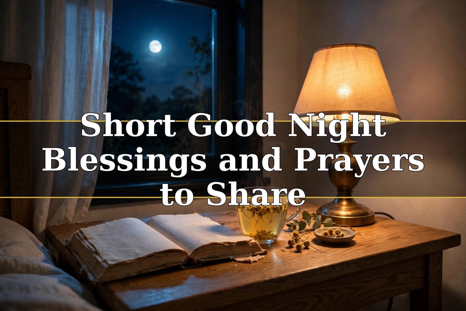 Short Good Night Blessings and Prayers to Share