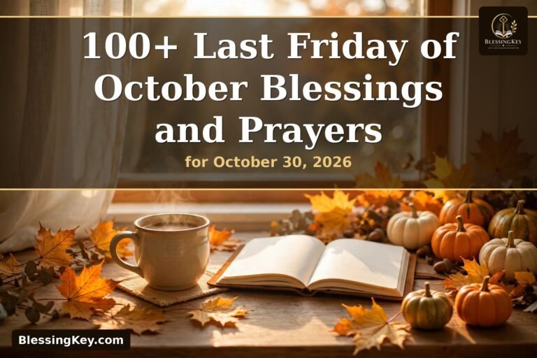 100+ Last Friday of October Blessings and Prayers for October 30, 2026