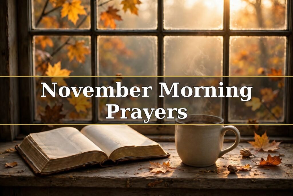 November Morning Prayers
