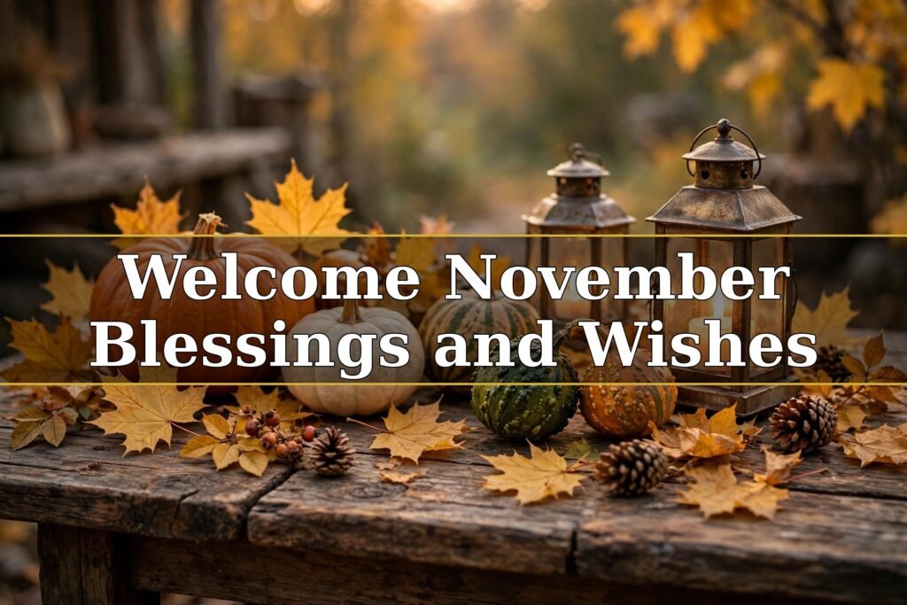 Welcome November Blessings and Wishes