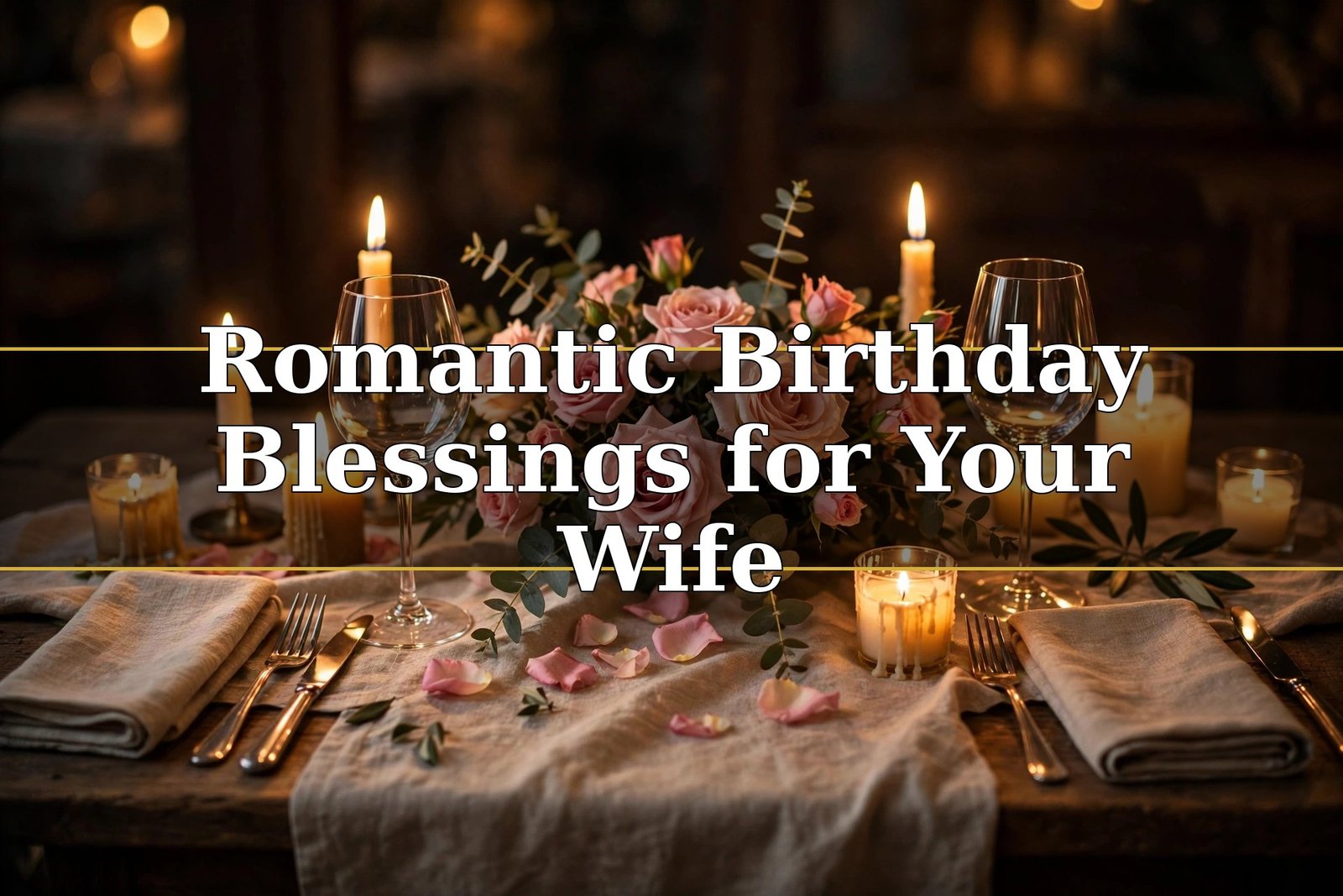 Romantic Birthday Blessings for Your Wife